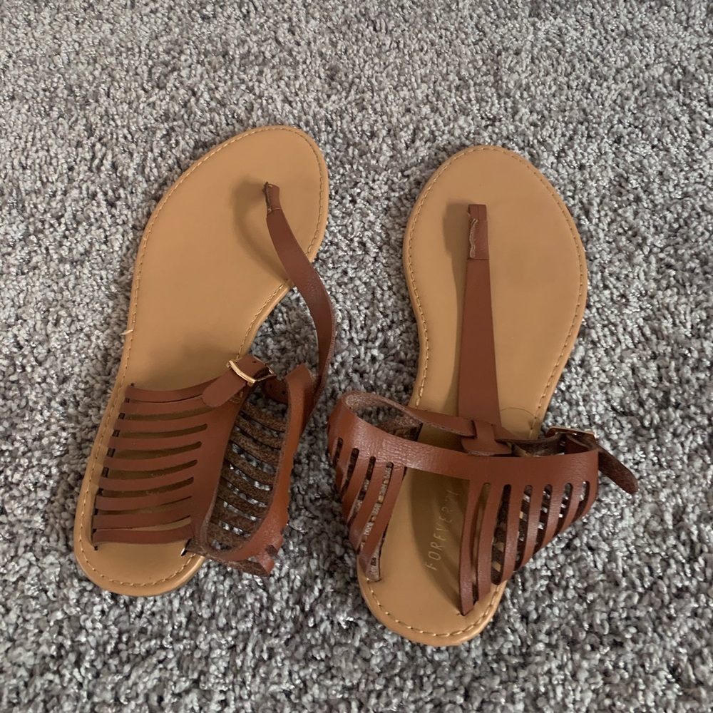 Strapped sandals